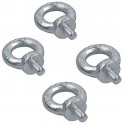 4x GOLFARE MASCHIO IN ACCIAIO VARIE MISURE 6mm 8mm 10mm funi catene occhiello