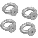 4x GOLFARE ANELLO OCCHIELLO FEMMINA PASSO DA 6/8/10/12 mm SOLLEVAMENTO TRAZIONE