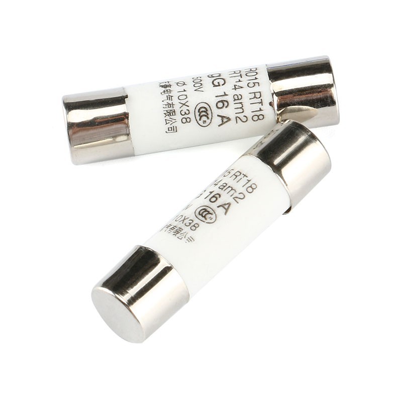 10 pezzi Fusibili cartuccia cilindro 16A 500V 10x38mm ceramica cartucce fusibile