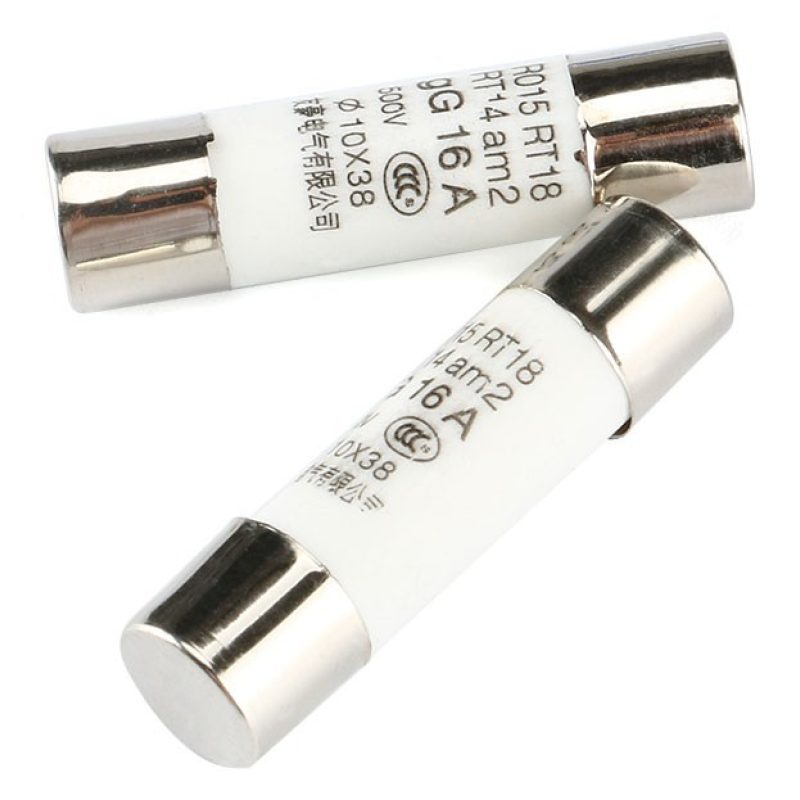 10 pezzi Fusibili cartuccia cilindro 16A 500V 10x38mm ceramica cart...