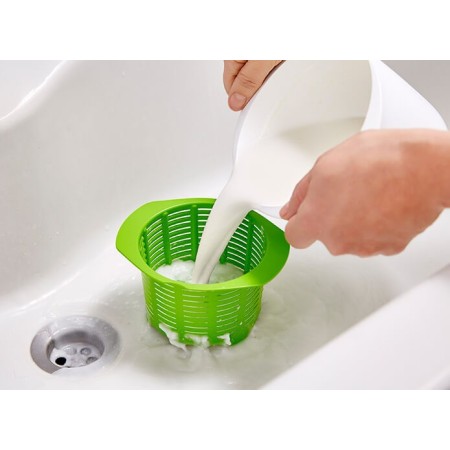 CHEESE MAKER FARE PREPARARE FORMAGGIO FRESCO CASA CUCINA MICROONDE RICOTTA CREMA