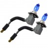 Kit 2 lampadine HOD H7 luce bianca ghiaccio 4500K xenon fari tuning auto cablate