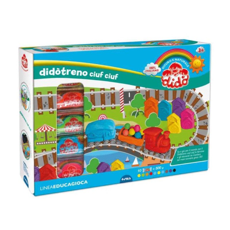 Scatola gioco salsicciotti assortiti DIDO'TRENO CIUF CIUF 350900 confezione 500g