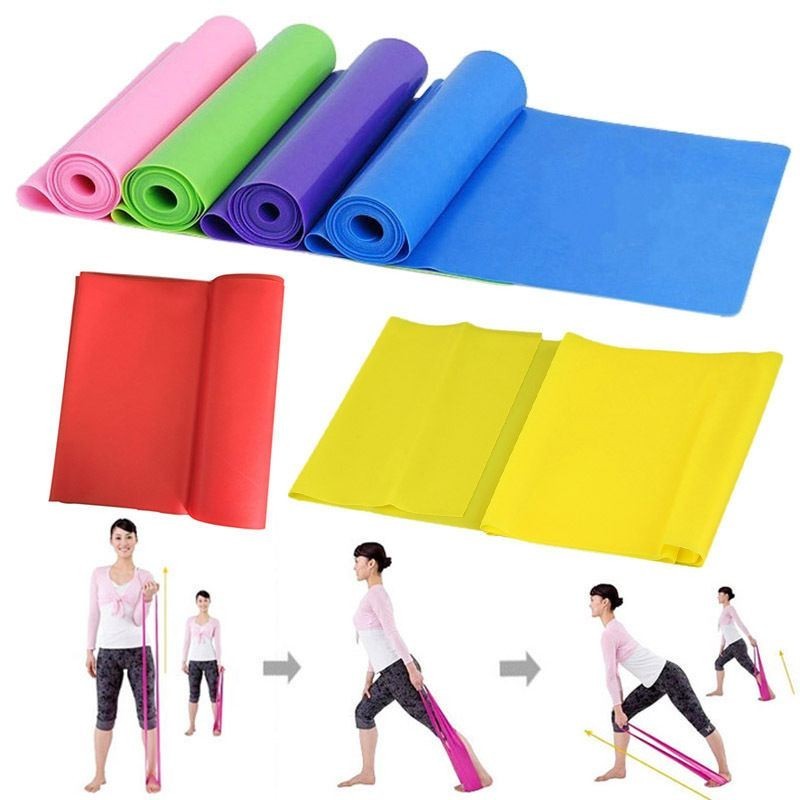 2X Banda Fascia elastica yoga pilates estensore elastico fitness sport crossfit