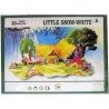 Hongu Puzzle 3D bianca neve 41 pezzi principesse sette nani cottage...