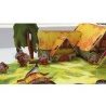 Hongu Puzzle 3D bianca neve 41 pezzi principesse sette nani cottage...