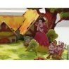 Hongu Puzzle 3D bianca neve 41 pezzi principesse sette nani cottage...