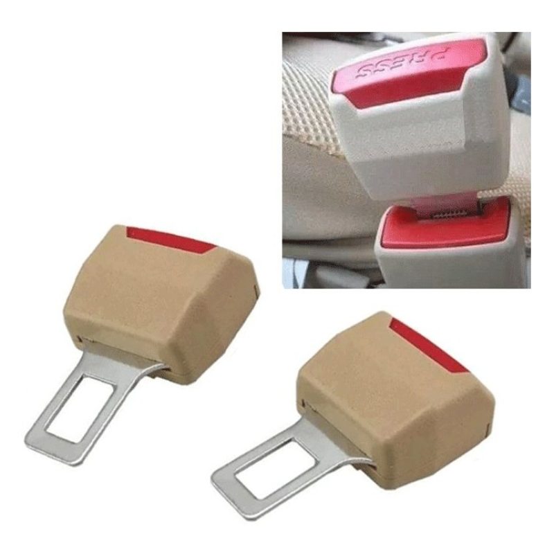 Hongu SET 2 PZ GANCIO CINTURE SICUREZZA BEEP BIP STOP ALLARME CICAL...