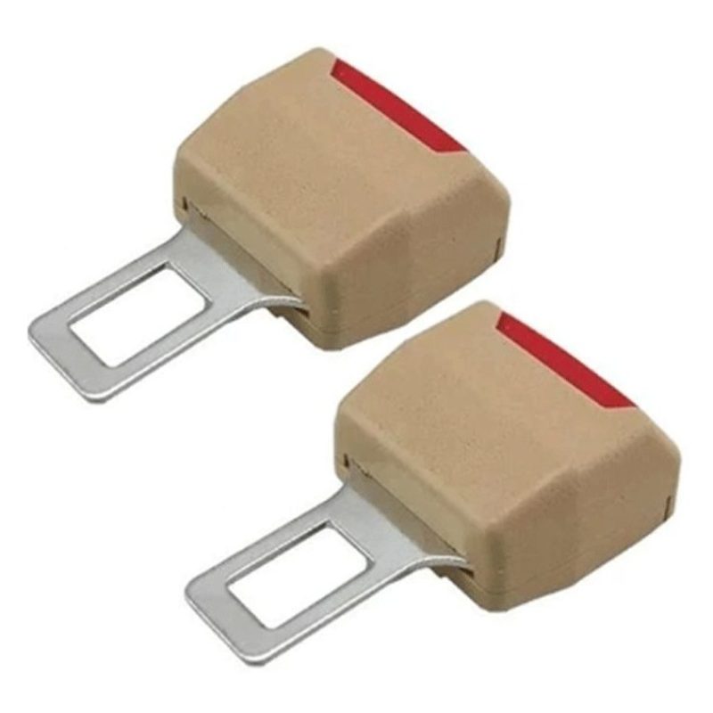 Hongu SET 2 PZ GANCIO CINTURE SICUREZZA BEEP BIP STOP ALLARME CICAL...
