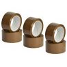 6x Rotoli Nastro adesivo 48mmX120m resistente marrone imballo pacch...