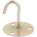 4x GANCIO DA SOFFITTO DORATI PORTAVASO SUPPORTI GANCI PARETE MURO LANTERNE FIORI
