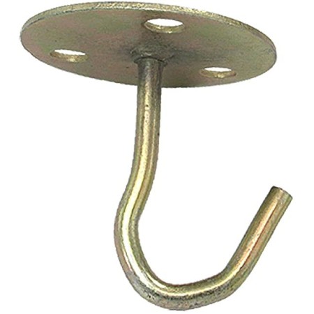 4x GANCIO DA SOFFITTO DORATI PORTAVASO SUPPORTI GANCI PARETE MURO LANTERNE FIORI