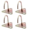 4x Ganci da Soffitto Dorati per Portavasi Supporti a Parete porta v...