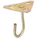 4x Ganci da Soffitto Dorati per Portavasi Supporti a Parete porta vaso per Muro Lanterne e Fiori
