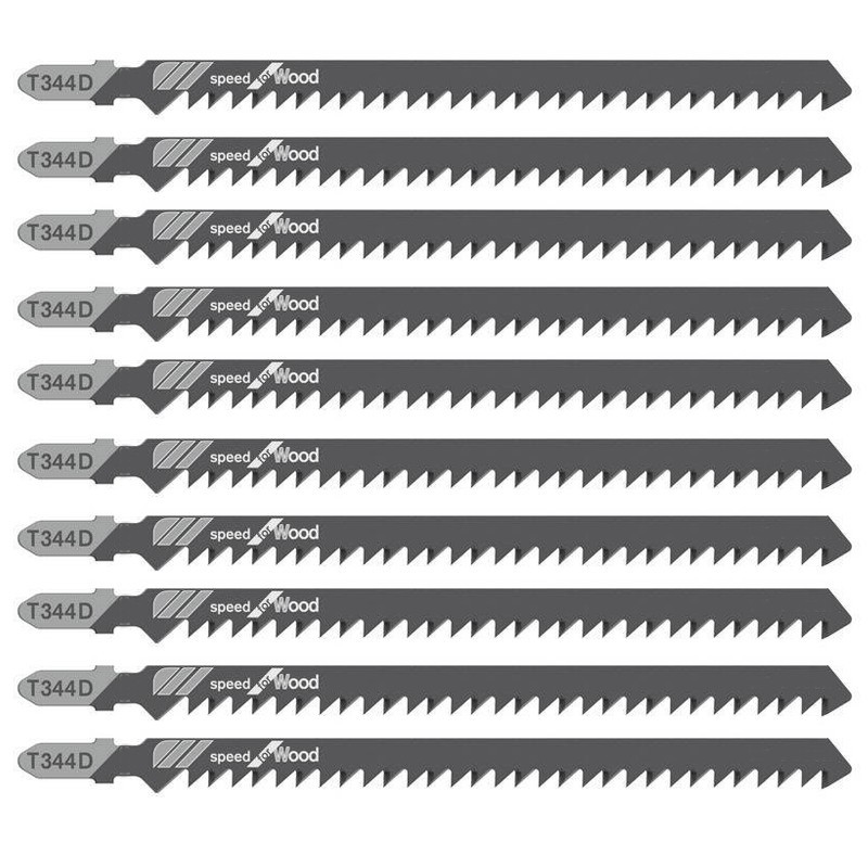 10x Lama T344D Lame Per Seghetto Alternativo Per Taglio Legno Set 130mm veloce