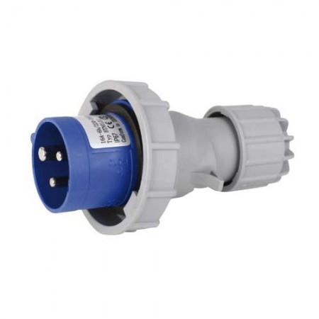 SPINA PRESA ADATTATORE VOLANTE MOLTIPLICATORE INDUSTRIALE 16A 230V 2P+T IP67