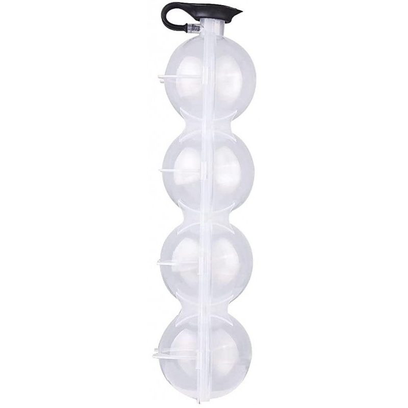 Hongu Stampo da freezer 4 palla ghiaccio ICE ball stampi cavità Rou...