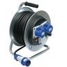 Ecova Avvolgicavo 30mt industriale 3 prese 2P+T CEE SCHUKO IP44 Pro...