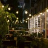 CATENA LUMINOSA 10 METRI ESTERNO E27 LUCI LAMPADA GAZEBO 10 PORTALA...