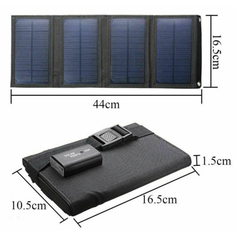 Hongu 80W Pannello solare pieghevole Telefono Caricabatterie campeg...