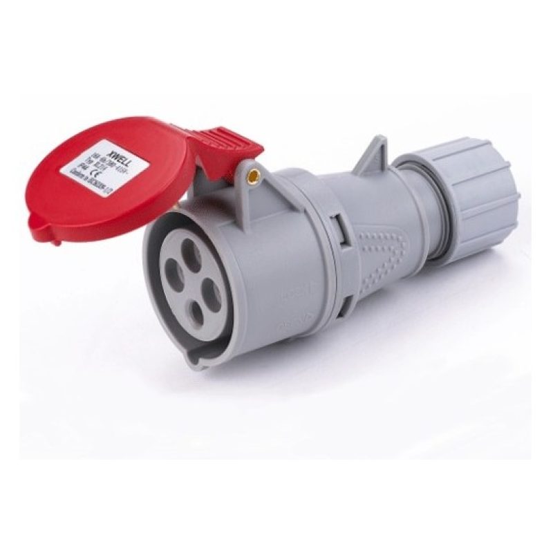 Ecova SPINA PRESA ADATTATORE MOLTIPLICATORE INDUSTRIALE VOLANTE 16A...