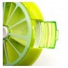 Contenitore porta pillole settimanale girevole tascabile verde pasticche