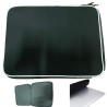 Hongu Custodia morbida nera bordatura rigida PC Portatile Laptop ne...
