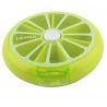 Contenitore porta pillole settimanale girevole tascabile verde pasticche