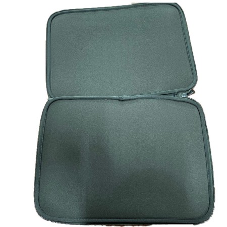 Custodia morbida nera bordatura rigida PC Portatile Laptop neoprene 14" pollici