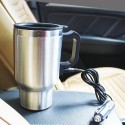 Tazza per auto riscaldabile termica da viaggio caffè tè  bollitore thermos spina