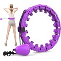 HULA HOOP INTELLIGENTE ANTICADUTA MASSAGGIO FITNESS DIMAGRIMENTO COMPONIBILE