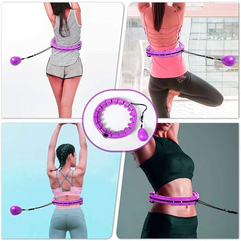Hongu HULA HOOP INTELLIGENTE ANTICADUTA MASSAGGIO FITNESS DIMAGRIME...