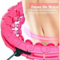 HULA HOOP INTELLIGENTE ANTICADUTA MASSAGGIO FITNESS DIMAGRIMENTO COMPONIBILE