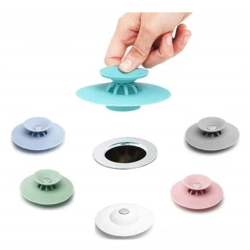 Hongu 2x TAPPO DI SCARICO FILTRO PER CAPELLI RIFIUTI DOCCIA VASCA L...