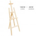 CAVALLETTO TREPPIEDE LEGNO STATIVO QUADRO ARTISTA TELO DISEGNO PITTORE MISURE