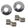 Hongu Coppia gambo Eccentrico a S 1/2 x 3/4 con Rosetta Raccordo pe...
