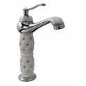 Miscelatore rubinetto monocomando bagno lavabo vintage lavello cucina alto canna