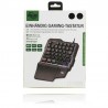 DRIWEI TASTIERA GAMING UNA SOLA MANO 35 TASTI CABLATI RGB USB RETRO...