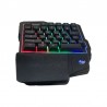 DRIWEI TASTIERA GAMING UNA SOLA MANO 35 TASTI CABLATI RGB USB RETRO...