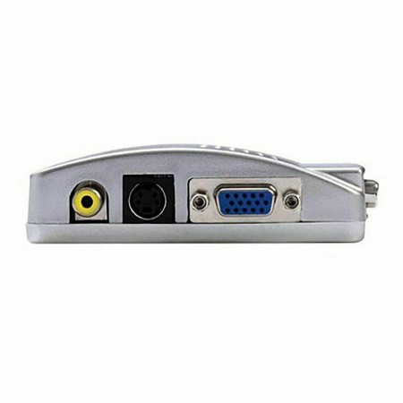 CONVERTITORE DA VGA A RCA , S-VIDEO COMPUTER PC NOTEBOOK ADATTATORE DVR