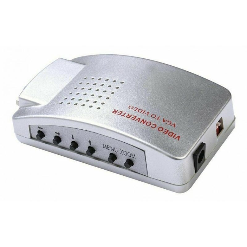 Andowl CONVERTITORE DA VGA A RCA , S-VIDEO COMPUTER PC NOTEBOOK ADA...