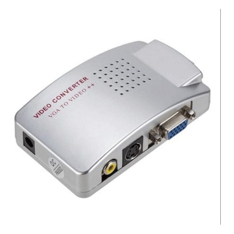Andowl CONVERTITORE DA VGA A RCA , S-VIDEO COMPUTER PC NOTEBOOK ADA...