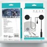 Hongu CUFFIA AURICOLARE HELMET BLUETOOTH HEADSET PER CASCO MOTO INT...