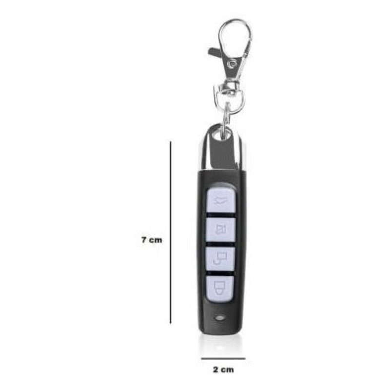 Hongu Telecomando per Garage Portachiavi Cancello 433Mhz Wireless D...