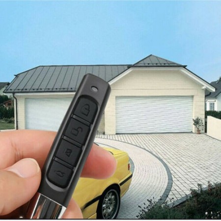 Telecomando per Garage Portachiavi Cancello 433Mhz Wireless Duplicatore 4 Canale