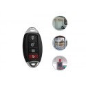 Telecomando per Garage Portachiavi Cancello 433Mhz Wireless Duplicatore 4 Canale