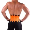 Fascia modellante arancio snellente doppio strappo fitness snellente con stecche