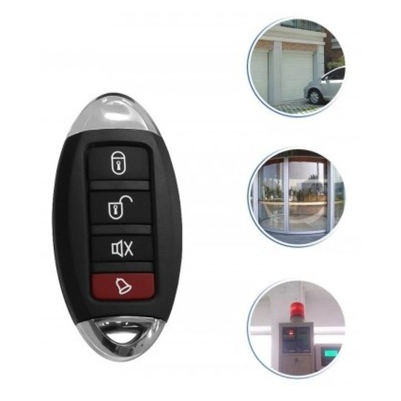 Hongu Telecomando per Garage Portachiavi Cancello 433Mhz Wireless D...