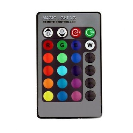 Lampadina Led Rgb 5w Luce Led Multicolor Telecomando Wireless Attacco E27