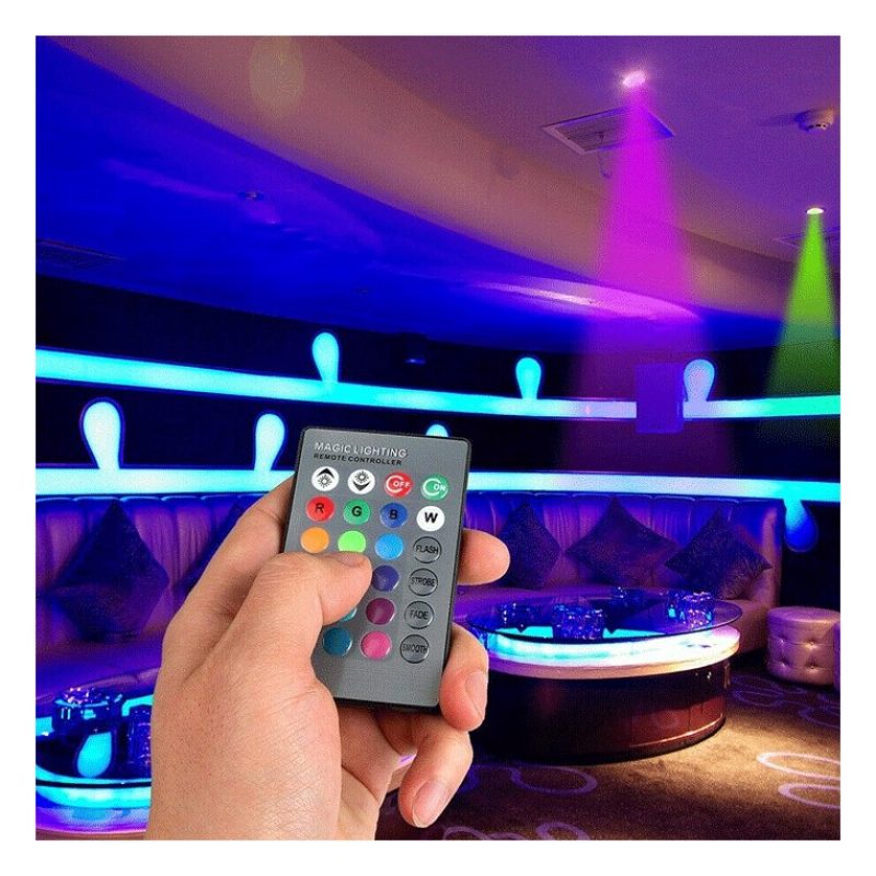 Hongu Lampadina Led Rgb 5w Luce Led Multicolor Telecomando Wireless...